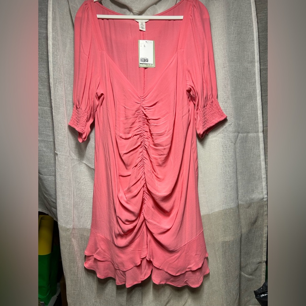 H&M Pink Ruched Dress - Picture 10 of 10